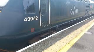 125 HST GWR Service Departing Penzance [upl. by Aisatnaf]