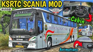 New KSRTC SCANIA BUS MOD For Bus Simulator Indonesia  Free Mod  New Bus Mod For Bussid bussidmods [upl. by Achorn218]