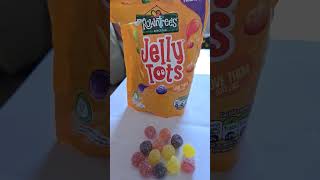 ROWNTREES JELLY TOTS jelly candy sweets snacks food shorts [upl. by Zebulen]