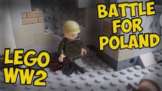 Lego WW2 Battle for Poland  Лего Вторая Мировая Бой за Польшу [upl. by Aneral]