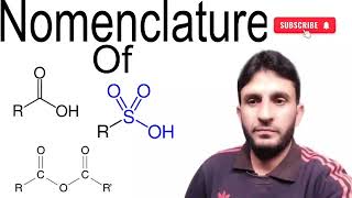 Nomenclature Sulphonic Acid and Anhydrides [upl. by Ainyt]