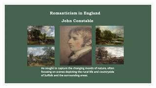 Romanticism in England John Constable [upl. by Irianat838]