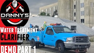 Water Treatment Clarifier Rebuild Part 1 [upl. by Glanti]