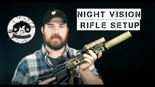 How to set Rifle up for Night Vision shooting [upl. by Sedruol765]