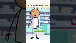 Phénomène du type explosif 🤣 humour divertissement animation drole sketch [upl. by Phox446]