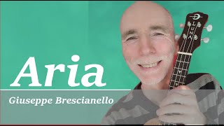 Aria  Giuseppe Brescianello Ukulele Fingerstyle with Tabs and Sheet Music [upl. by Buddy]