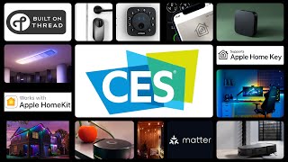 CES 2024  Everything HomeKit Apple Home and Matter  Aqara  Nanoleaf  Roborock  Ecovacs amp more [upl. by Rik]