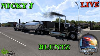 ATS LIVE GAMEPLAY LONG HAUL TRUCKIN 110 [upl. by Sibel]