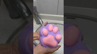 Let’s demould big cat paw asmr squishy stressfree stressrelief asmrsounds diy satisfying [upl. by Aicirtal997]