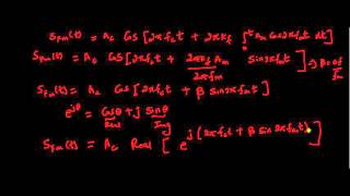 Derivation of wideband Frequency modulation using bessel function [upl. by Yerot242]