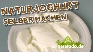 Eigenen Joghurt selber machen  paratodode vom 10062013 [upl. by Eanrahc614]