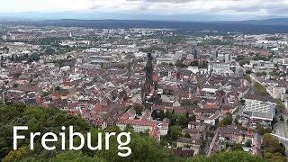 GERMANY Freiburg city amp Schlossberg observation tower [upl. by Asiram]