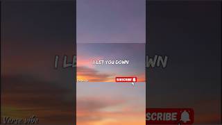 NF  Let You Down lyrics nf letyoudown [upl. by Svend]