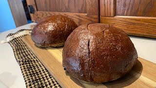 Bonnie’s Best Creations Baking Pumpernickel Bread [upl. by Penn]