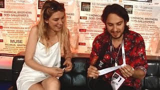 Wolf Alice play Would You Rather orrandom question Interview [upl. by Vez]