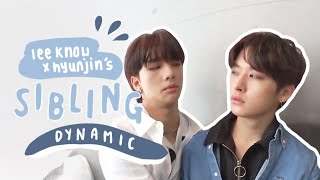 Stray Kids Lee Know and Hyunjin radiating sibling energy [upl. by Martijn]