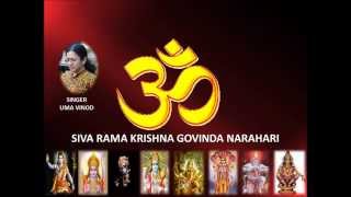 SIVA RAMA KRISHNA GOVINDA NARAHARI NARAYANA  SINGER  UMA VINOD [upl. by Ahsienor]