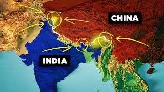 How Geography is Pushing India amp China to War [upl. by Ahsinam]