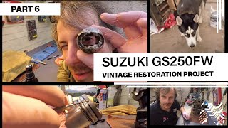 Suzuki GS250FW Restoration Pt6 1080 [upl. by Lehcsreh]