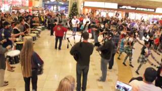 Bagpipe Holiday Flash Mob 2013 [upl. by Inger]