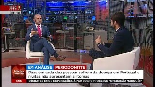 Periodontite em Portugal  Dr Hugo Madeira  SIC Notícias [upl. by Benia325]