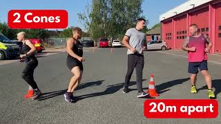 Firefighter Recruitment How to prepare for the Bleep Test [upl. by Nahtnahoj]