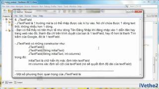 Bài 2 Java Swing căn bản  JPanel và những thành phần khác NetBeans 71 [upl. by Kamilah572]