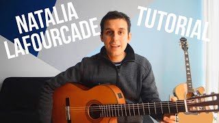 Tu si sabes quererme Natalia Lafourcade Tutorial de guitarra [upl. by Nadab]