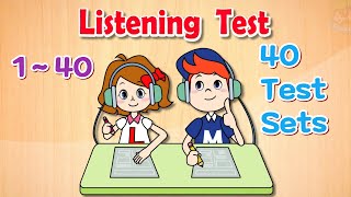 English Listening Test for Kids  Basic Level  Test 1 to 40 [upl. by Linda]