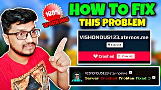 How To Fix Aternos Server Crash Problem  How To Solve Aternos Crash Issue Minecraft [upl. by Eibot]