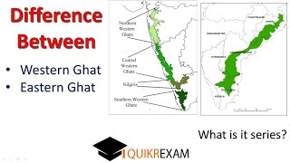 What is the difference between western ghat and eastern ghat [upl. by Arutak]