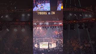 Cris Cyborg vs Cat Zingano in San Diego bellator300 [upl. by Hansel959]