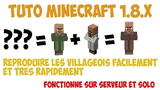 TUTO FR  Reproduction des Villageois  Minecraft 18 [upl. by Prentiss]