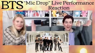 BTS quotMic Dropquot Live Performance Reaction [upl. by Ynes214]