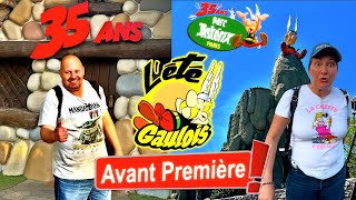 VLOG CHILL AVANT PREMIERE DE LETE GAULOIS 2024 AU PARC ASTERIX [upl. by Leirad]