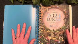 2024 Lunar and Seasonal diary by Stacey DeMarco flip through flipthrough [upl. by Ettenyar]