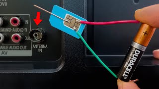 Insert Sim Card Into The TV and Watch All Channels In The World  Antenna Booster [upl. by Oler563]