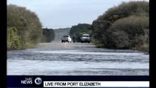 Port Elizabeth remains on flood alert [upl. by Nelleyram]