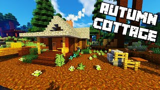 How to Build a Cabin in Minecraft  Cottage Tutorial [upl. by Eednar]