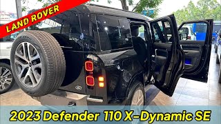 2023 Land Rover Defender 110 XDynamic SE 30L Black Color Exterior and Interior Visual View [upl. by Dnanidref]