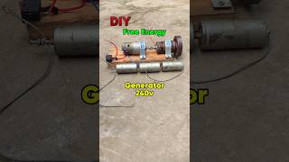 Free Energy Generator 220v freeenergy diy dcmotor shorts [upl. by Ahsiel]