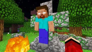 I FOUND HEROBRINE IN MINECRAFT \u00100 REAL FOOTAGE Not Clickbait [upl. by Anialem]