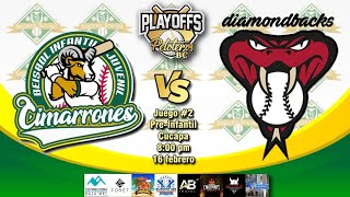 CIMARRONES vs DIAMONDBACKS preinfantil LIGA IMSS MEXICALI SEMIFINALES [upl. by Rillings264]