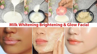 In 1 Use Get Milky White Glowing Even Toned SkinMILK FACIALGet rid of Dull Dark SkinPigmentations [upl. by Irene977]