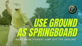 Golf Swing Power  Use Ground as Springboard [upl. by Maryann301]