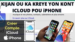 kijan ou ka kreye yon kont icloud pou iphone ak tout aparey apple  comment creer un compte icloud [upl. by Raamal885]