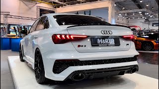 First 2022 Audi RS3 ABT 450hp  Exterior Interior Lightshow  New Audi RS3 8Y tuned by ABT [upl. by Arfihs816]