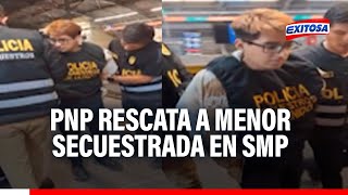 🔴🔵SJL PNP rescata a menor secuestrada en SMP tras engaños por redes sociales [upl. by Norret650]