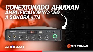 CONEXIONADO AMPLIFICADOR YC050  AHUDIAN  SISTEMAV PERÚ [upl. by Shel]