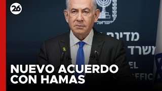 Israel podría alcanzarse un nuevo acuerdo con Hamas para la liberación de los rehenes  26Global [upl. by Leblanc]